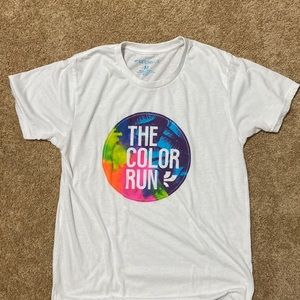 The Color Run #Happiest5k Graphic White Tee Shirt